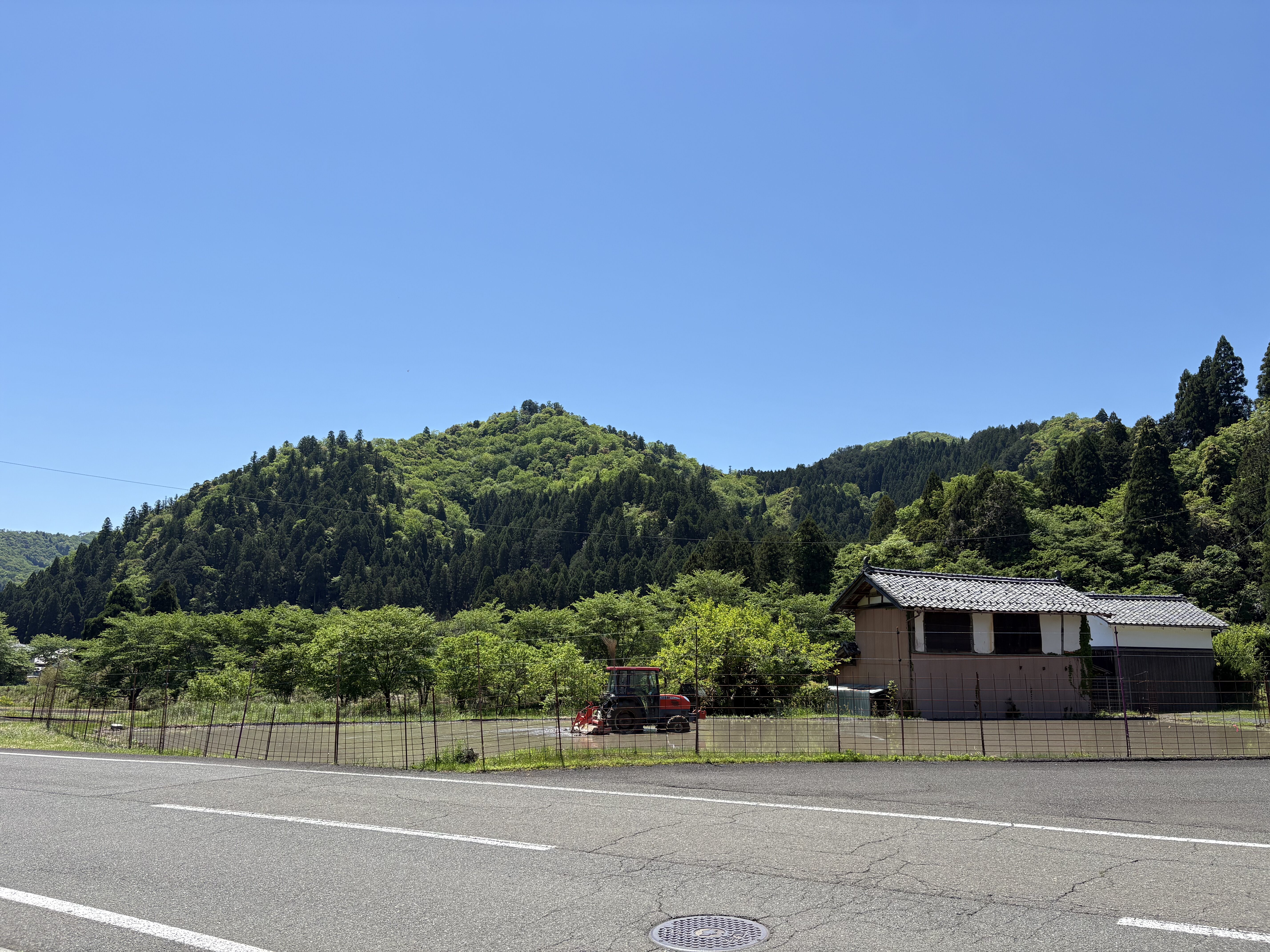 周辺の山の風景